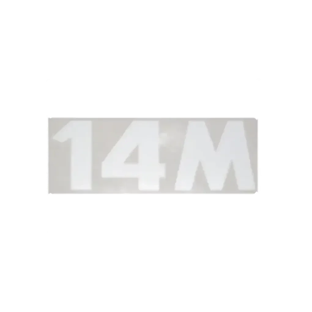 Naljepnica bijela, za Tomos T14M