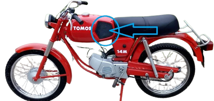 Guma rezervoara bočna za Tomos T14,T15 1par (207913)